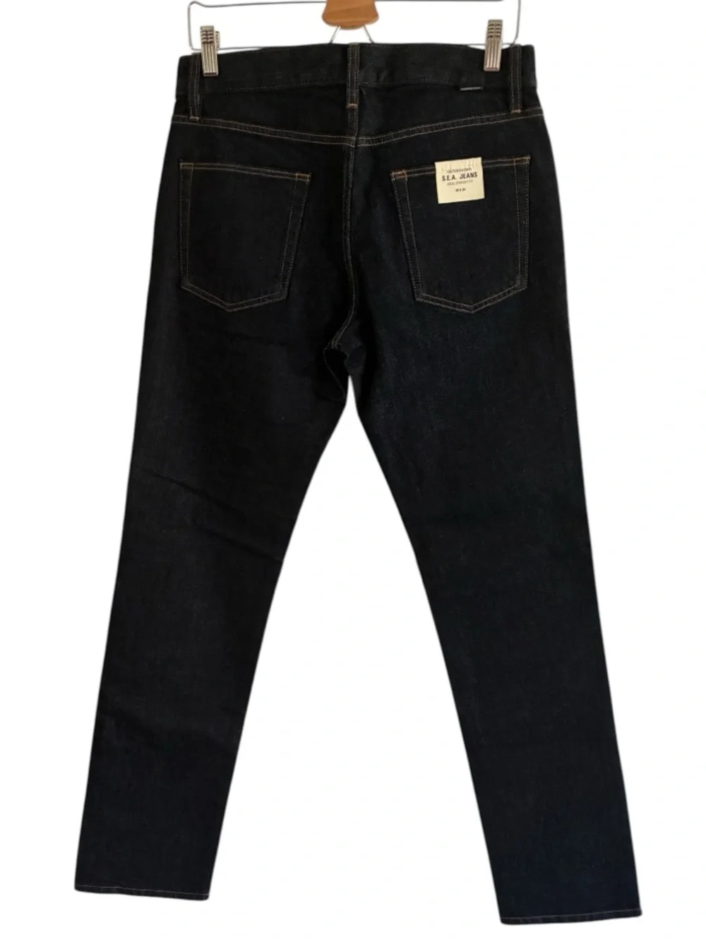 Outerknown S.E.A. Jeans 30x34 Dark Wash Straight Fit NWT